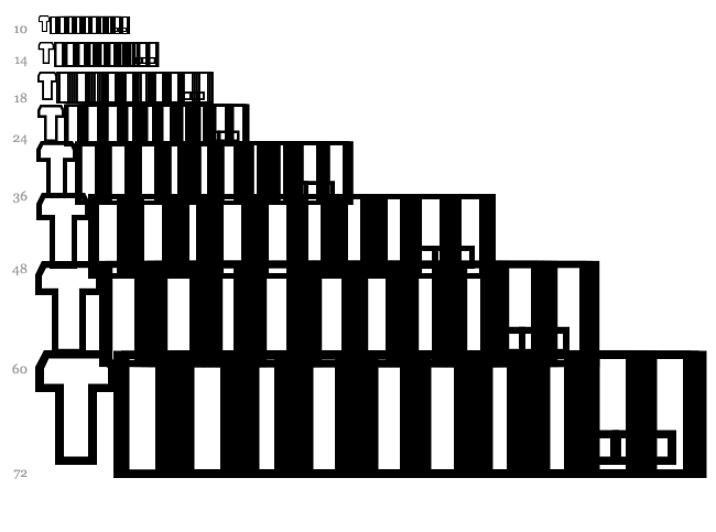 Mad Groove Clean font waterfall